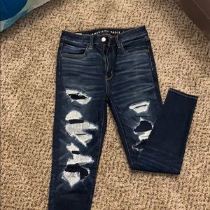 American eagle super high waisted jeggings